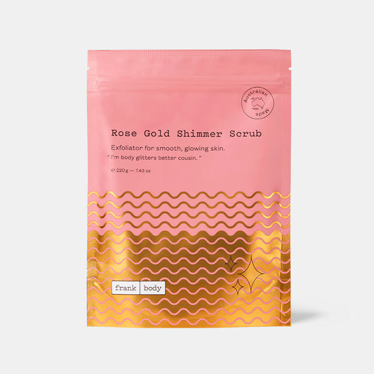 Rose Gold Shimmer Scrub